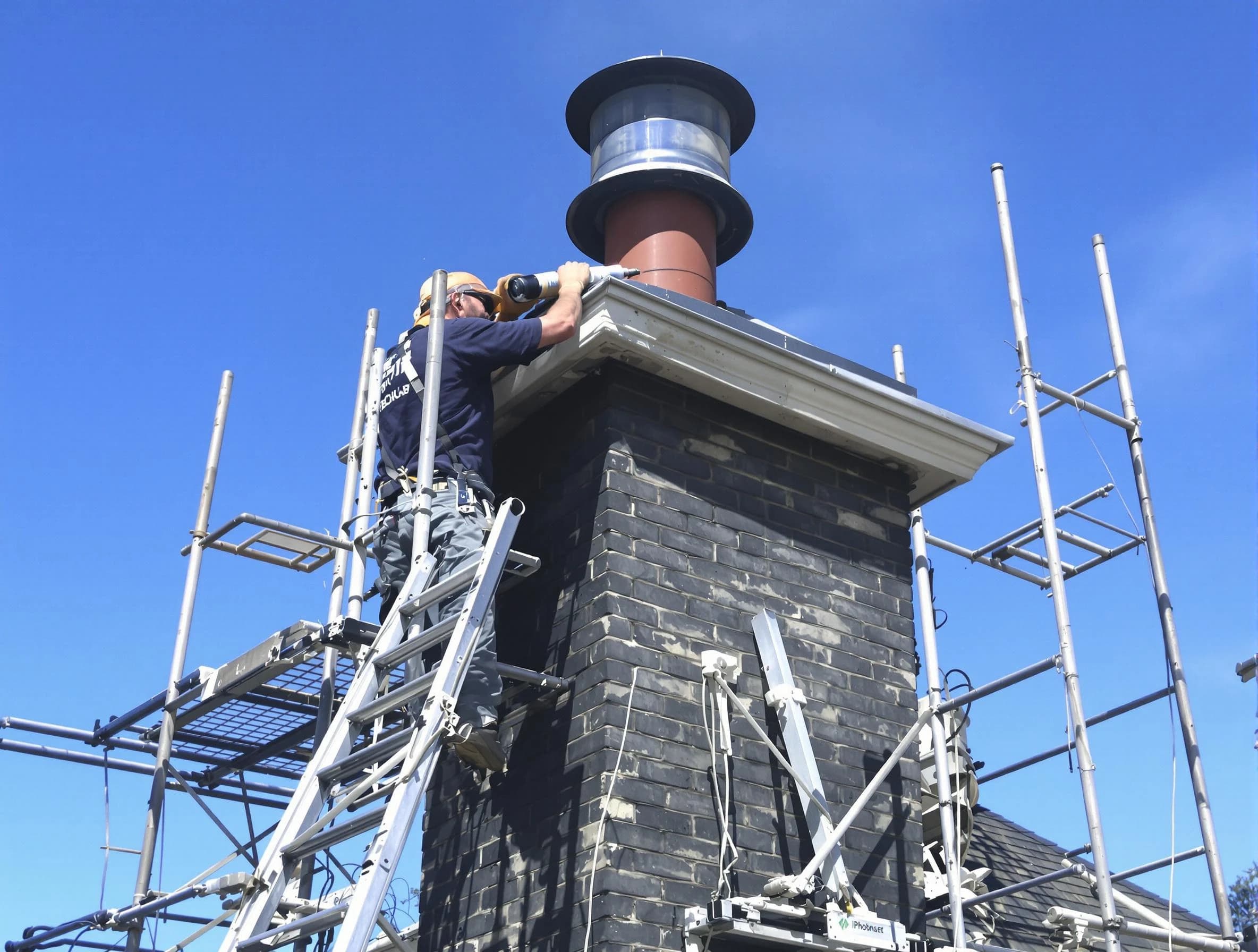 Sturdy chimney crown finished by Howell Chimney Sweep in Howell, NJ