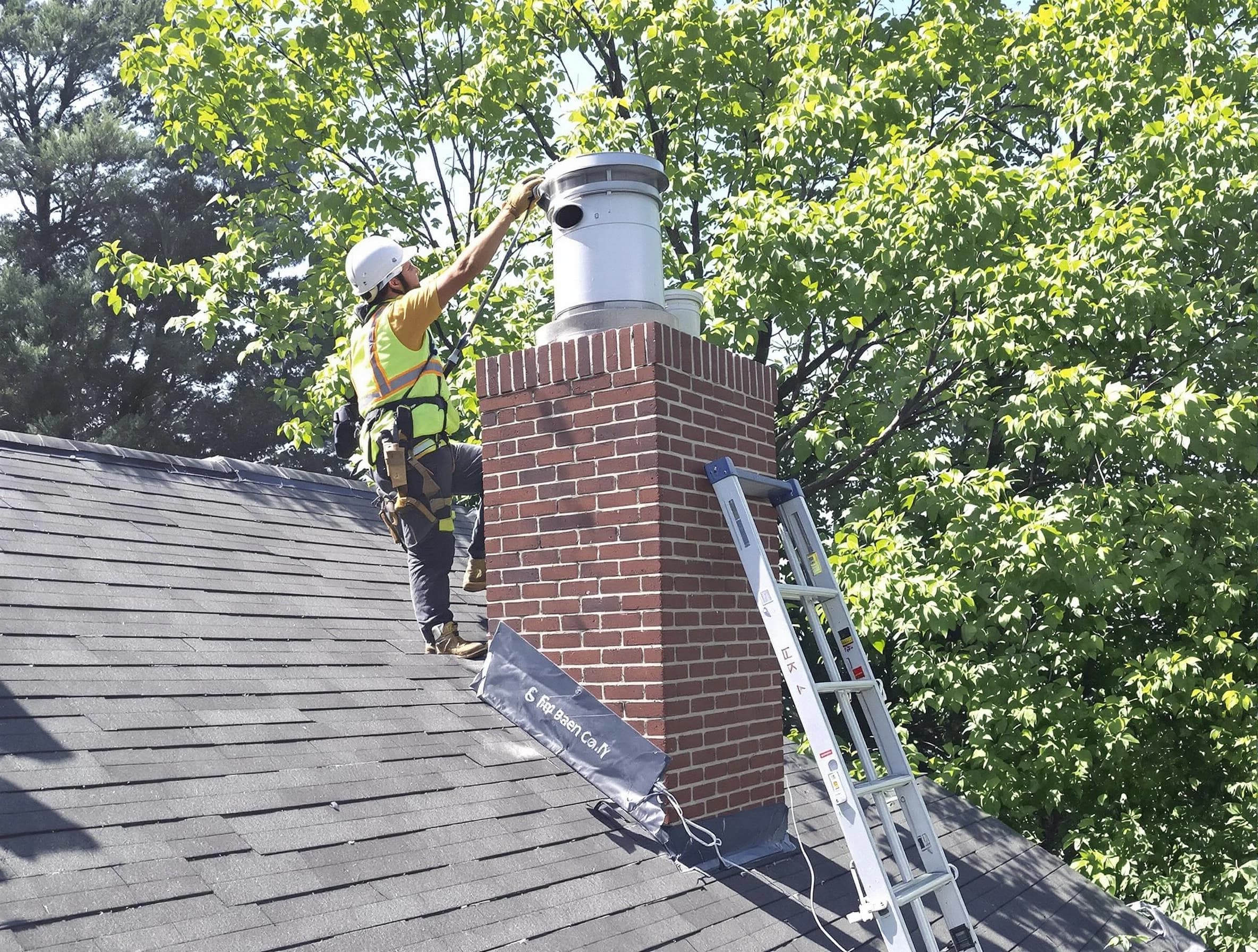 Chimney liner inspection by Howell Chimney Sweep in Howell, NJ