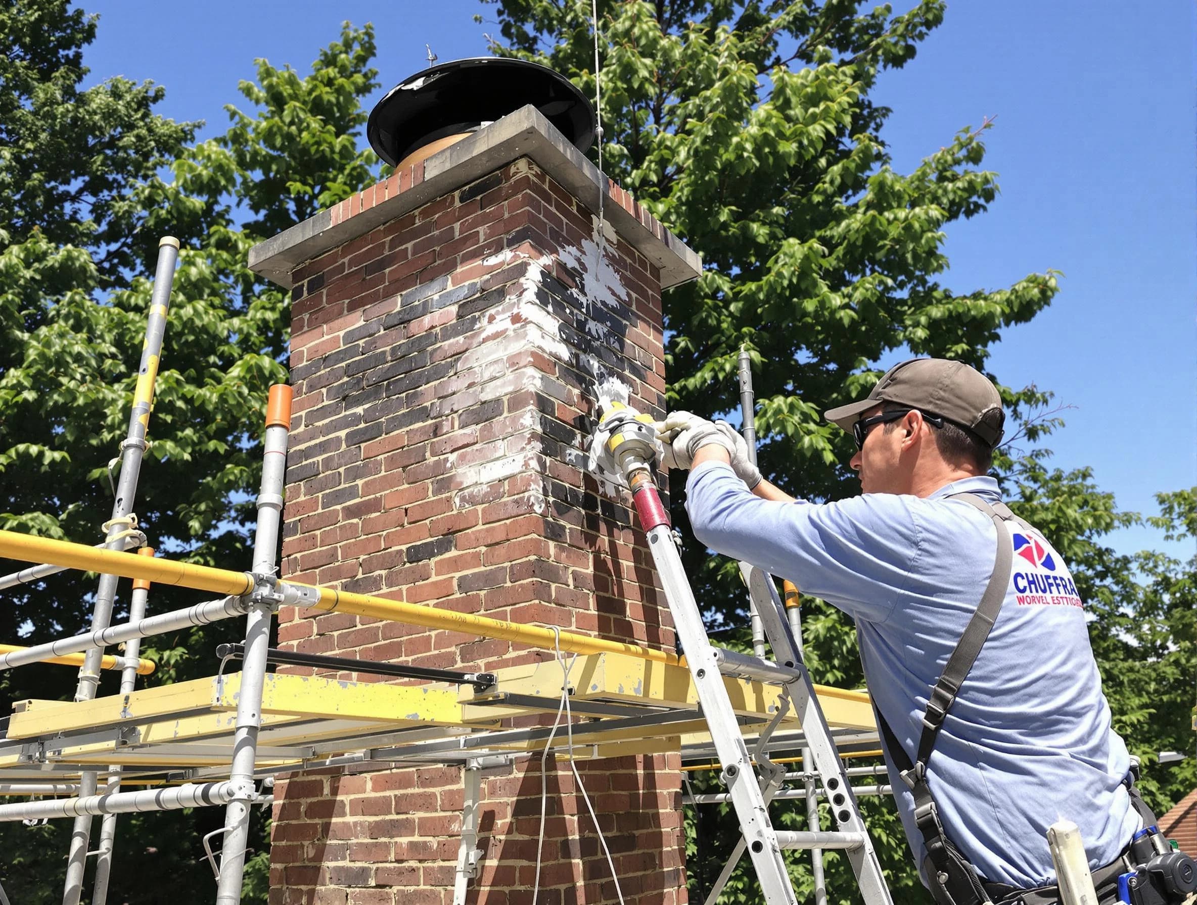 Structural chimney repair by Howell Chimney Sweep in Howell, NJ